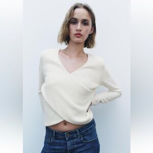 NWT ZARA SOFT WRAP TOP